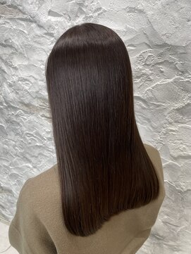 ラ ミューズ ヘアー(La mju：z hair) まろやかな色味のラベンダーブラウン(k)