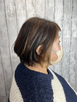 ビューティドレッセヤマノ 池袋パルコ(Beauty Dresse YAMANO) 【ハイライト】【ボブ】【インナーカラー】