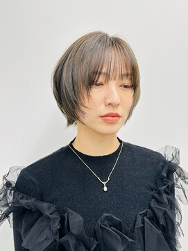 エアー 横浜(AIR) 【寺本】グレージュ/ウルフレイヤー/顔周りカット