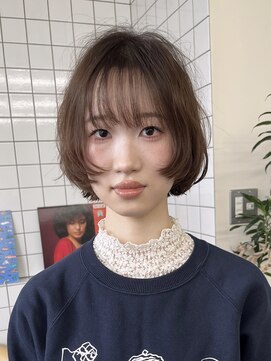 スタニング 渋谷(STUNNING.) ボブ 前上がりボブ ショートボブ ショートパーマ