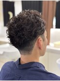 メンズカット+パーマ
