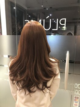 プリュム(PLUMS)の写真/*髪質に合わせたケアを提案♪*ダメージを軽減し、極上トリートメントで潤いに満ちた手触りをご体感下さい☆