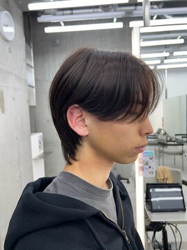 ビューブルー 亀戸錦糸町(VIEW BLUE) 美髪シアーカラーピンクブラウンショートカット切りっぱなしボブ