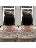 ロンドプロフィール 浦和(Lond profil)&nbsp;イメチェン　ボブ　外ハネボブ　美髪　ホワイトブロンド　韓国