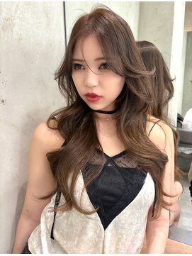 ロンドメリア 天神大名店(Lond Melia) 小顔に見せるヘア/ワンレン/ボブウルフ/ネビージュ/黒髪カタログ