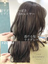 ロミー 本厚木(ROMMY.) 30代40代50代☆ミディアムレイヤーカット小顔クラゲヘアー