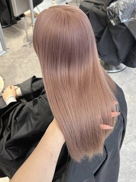 ペレ アネックス 大阪梅田茶屋町店(PELE ANNEX) くびれヘア/アプリコットオレンジ/夏のヘアアレンジ/梅田