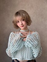 ミューバイケンジ(miu by KENJE) ミルクティー×ミニボブ