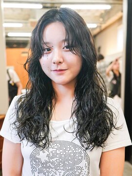 ニール 名古屋 伏見 丸の内(NEELU) レイヤーパーマコテ巻きパーマニュアンスパーマ