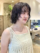 トリッカ 銀座(tricca)&nbsp;ボブパーマ/ニュアンスパーマ/ボブレイヤー/顔まわりレイヤー