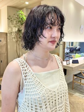 トリッカ 銀座(tricca) ボブパーマ/ニュアンスパーマ/ボブレイヤー/顔まわりレイヤー