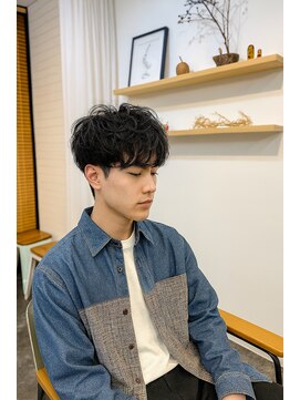 コポル(Copol) メンズカット×ゆるめシャドウパーマ