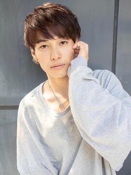 メンズ/マッシュ/ストレートパーマ