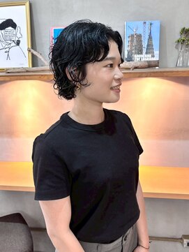 コミレ(COMILE) ラフボブパーマ　　/ショート/パーマ／ボブ