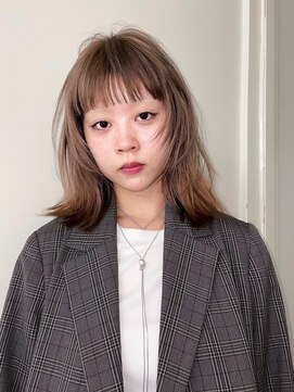 ウィットサークル(wit circle) レイヤーカット/グレージュ/ミルクティーグレージュ