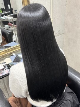 ルノン(LUNON) 黒髪クラゲヘアーオリーブグレー小顔ココアベージュ