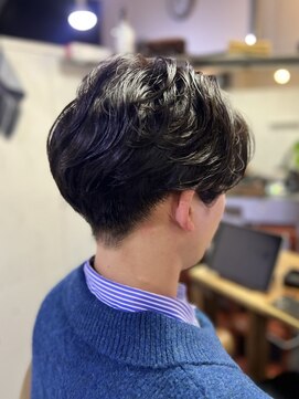 カミケン 方木田店(kamiken.) ほんのり癖毛風メンズパーマ【カミケン方木田/福島】