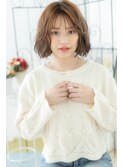 綾瀬/髪質改善/ミルクブラウン×小顔エアウェーブパーマd