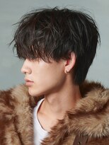 エルマーク 松山(L-MARK)&nbsp;メンズパーマ/ツイストスパイラル/サーフカール/men's/眉毛