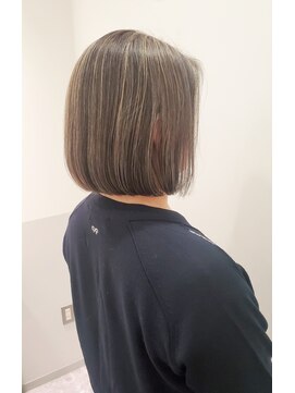 エレノア 自由が丘ANNEX(Eleanor) コントラストハイライト×大人ボブ