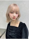 ダークブルー/小顔/ワンホンレイヤー/似合わせカット/小顔ヘア