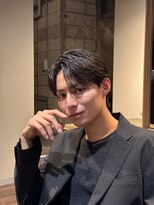 メンズココ メンズパーマ 韓国ヘア 日本橋店(MENS COCO) コンマシースルーセンターパート