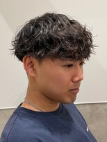 ラスト(LUAST) シャドウパーマメンズテテ風ゆるめパーマ韓国ヘア波巻きツイスト