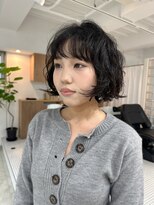 フォンセ(fonce)&nbsp;ボブのドライパーマ/ふわふわガーリーボブ/フレンチボブ