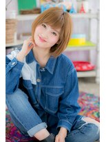 ヘアアンドビューティー ミック(Hair & Beauty miq)&nbsp;ハイトーンカラー☆ラブカジュアルマッシュ【miｑ阿佐ヶ谷】