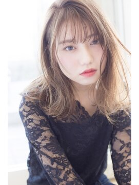 エトワローズ(Etowa Rose) 外国人風シースルーバングバイヤレージュヘア