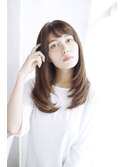 ショートバングストレート