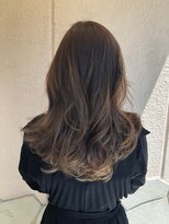 ナナナパレナ 梅田店(nanana parena) グラデーションくすみベージュ☆くびれレイヤースタイル