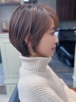 ザシー オモテサンドウ(The C)&nbsp;30代40代50代◎大人ナチュラルレイヤーショートボブ 表参道 橋本