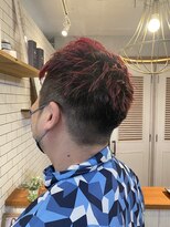 オーブ ヘアー リリー 博多2号店(AUBE HAIR lily) ハイライトレッド