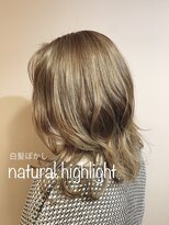 ブランカヘアー 高浜(BLANCA HAIR)&nbsp;白髪ぼかしハイトーンカラー