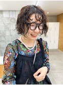ボブパーマ ボブ 前髪パーマ 前髪