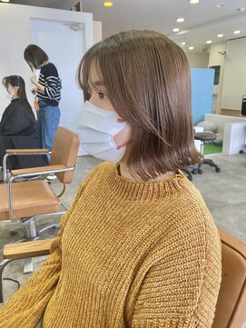 シェノン 武庫之荘(CHAINON) ボブ/外ハネボブ/髪質改善カラー/地毛風酸性ストレート