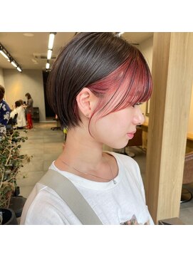 サンド 表参道(sand) マッシュショート20代30代40代イヤリングカラー大人可愛い