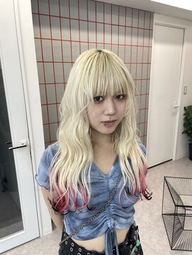 ペレ 渋谷(PELE) 前髪/マチルダボブ/ピンクベージュ/インナーグレージュ/渋谷