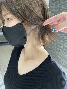 シャルム(Charme) ミルクティーカラー&インナーミルクティー