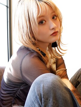 ドーチェ 平野(DOCHE) くびれヘア×ブロンドベージュ