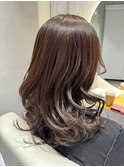 ナチュラルブラウン×ロング
