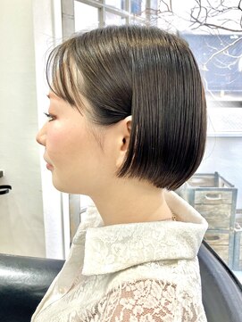 ファイブシーン アオヤマ(5SCENE AOYAMA) ショートパーマショートカット前髪あり前髪なし30代40代50代