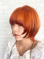 ブリング バイ スノードロップ 吉祥寺(BRING by Snowdrop)&nbsp;デザインカラー/レイヤーカット/ウェットヘア/オリーブベージュ