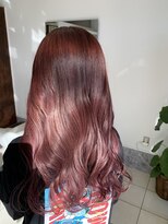 ヘアーアンドメイク トゥルース 天王台店(Hair&Make TRUTH)&nbsp;艶ピンクカラー