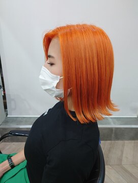 ピンク バイ アンジェリカ 瓢箪山店(PINQ by ANGELICA) #PINQ　#ぷつっとボブ　#タッセルボブ　#切りっぱなしボブ