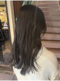 ダークグレージュ×透明感カラー