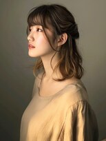 アルトリスト(Altruist Aging×HAIR&SPA)&nbsp;★ダークアッシュ大人ガーリーボブ着物ミディアムレイヤーカット