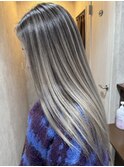 【LUXEN】シルバーバレイヤージュ