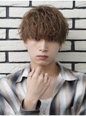 韓国センターパートコンマバングカルマパーマニュアンスパーマ